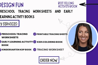design preschool tracing worksheets and early learning activity books