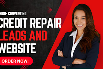 create credit repair website, credit repair landing page