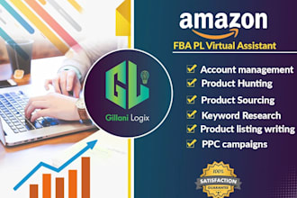 be your expert amazon fba wholesale virtual assistant and pl