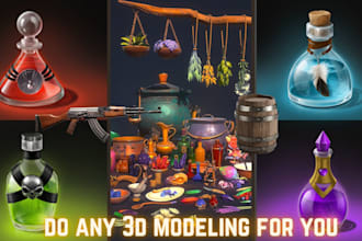 model game ready 3d object, prop, bjd or asset for you