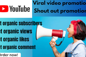 shoutout your youtube channel promotion on my 400m organic subscribers