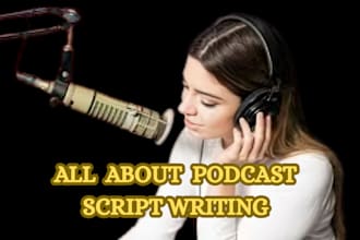 create engaging podcast scripts, show notes and episode content for your brand