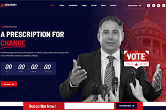 design political campaign website political website for your next election