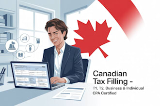 do canadian tax, business tax individual tax, canada tax filing, t2 , t1, as CPA