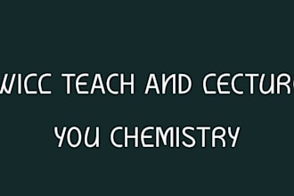 teach and lecture you organic chemistry