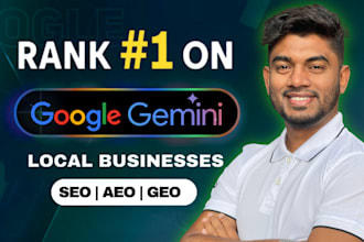 do local business ai SEO with GEO, aeo for google gemini