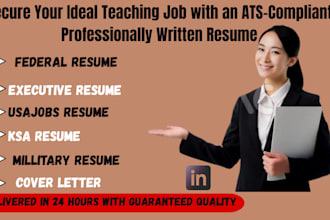 craft you a federal resume, usajobs resume and cover letter
