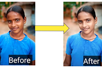 fix blurry photo, enhance,retouching and upscale your photos