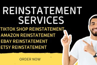 fix suspended tiktok, amazon, etsy, and ebay accounts with appeal letter and poa