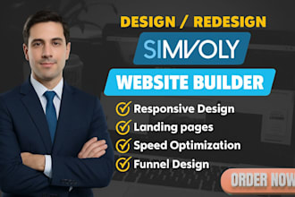 design simvoly redesign simvoly clone fix simvoly website and sales funnels, SEO
