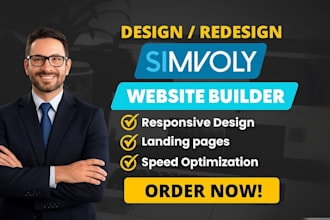 design simvoly redesign simvoly clone fix simvoly website and sales funnels, SEO