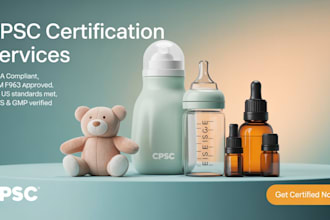 provide CPC certificate as per cpsia standards for amazon, gpsr