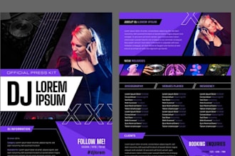 do artist epk media kit press kit speaker kit and one sheet