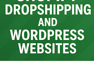 manage amazon fba , shopify dropshipping store and wordpress website deve