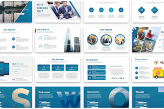 design professional online course slides, powerpoint, keynote and canva