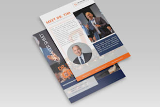 create poster, flyer, speaker sheet, one sheet, postcard