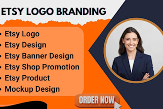 design etsy shop banner, etsy logo, branding, etsy shop promotions