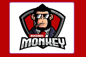 design a premium gorilla logo tailored to your business