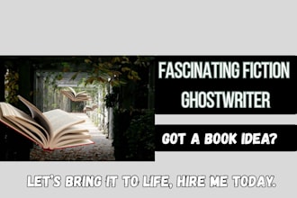 ghostwrite entertaining, original fiction stories