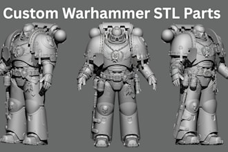sculpt 3d warhammer, 3d miniature, 3d figurine, 3d tabletop dnd for 3d printing