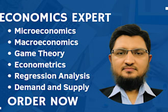 help in economics, microeconomics, macroeconomics and econometrics