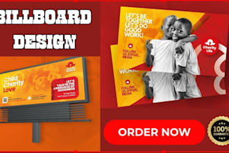 design a creative custom billboard for outdoor advertising and roadside display