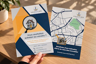 flyer professionnel et accrocheur pour votre entreprise