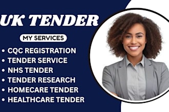 help you win UK tenders, healthcare bids, cqc registration,