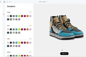 create a 3d product configurator for your website using zakeke,kickflip customil
