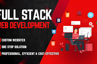 be your full stack web developer in javascript, react, node, mongodb, HTML, CSS