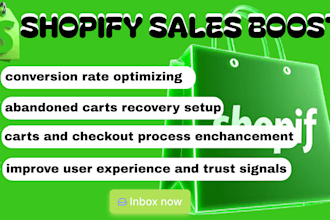 boost shopify sales by increasing conversions rate and minimize abandoned carts