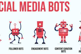 build tiktok report bot, livestream bot,auto follow bot, auto commenting program