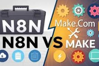 automating complex business processes with make or n8n