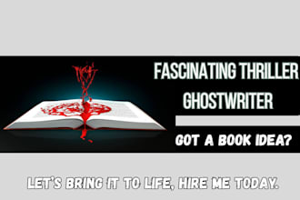 ghostwrite entertaining, original thriller stories