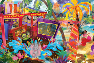 draw by hand illustration and children books