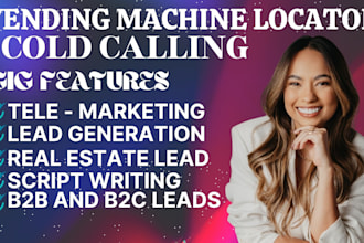do cold calling vending machine locator atm machine placement appointment setter