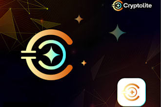do best startup tech, crypto, cyber security, technology and app logo