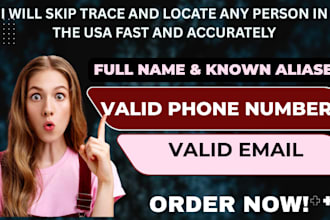 skip trace and locate any person in the USA fast and accurately