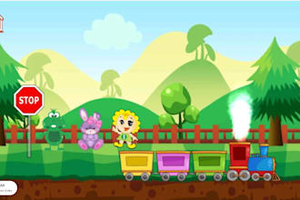 create 2d educational games and apps for kids