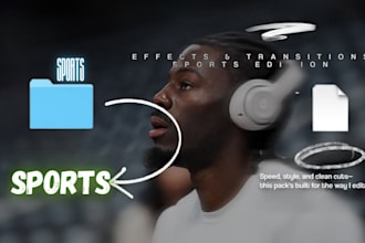 edit sports highlights, showreels and youtube videos hd and 4k