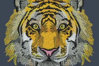 do embroidery digitizing design,logo into dst,pes,jef,exp files asap