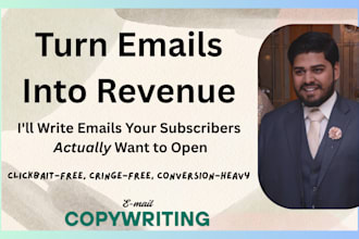 write conversion focused email copy that makes people click, happily