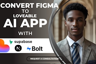 figma to lovable ai app website with supabase backend bolt new ai nextjs build