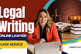 write and edit legal articles, blog posts, and legal document translations