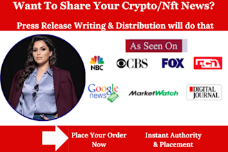do crypto, nft press release, distribute crypto press release on top crypto site