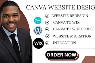 design canva website redesign canva website transfer canva to wix wordpress