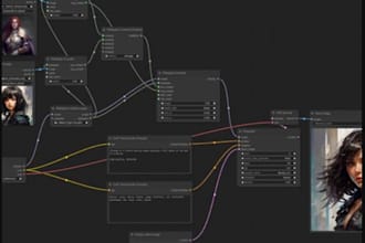 create comfyui workflow for ai image generation stable diffusion custom nodes