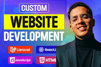 develop a custom laravel web app with admin panel, php laravel
