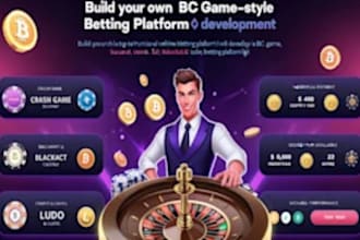 igaming website, bc game, crash game, poker, blackjack, ludo, bot