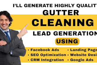 gutter cleaning cleaning leads window cleaning lead generation facebook ads